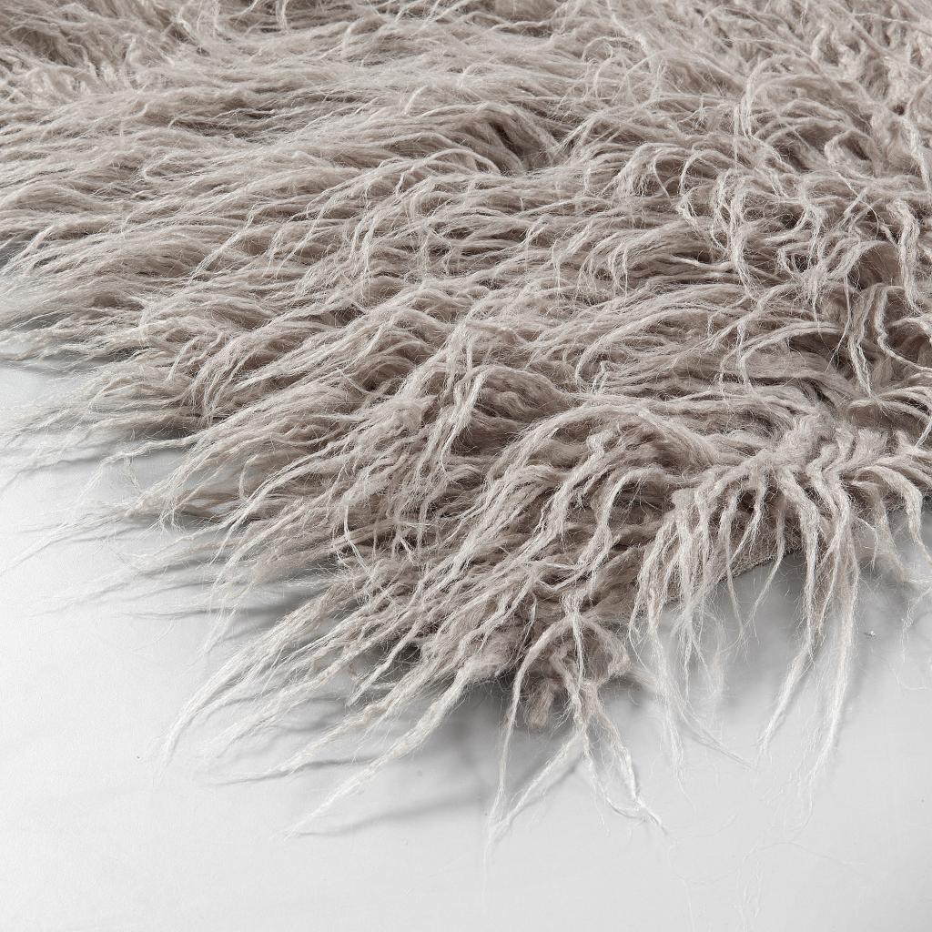 vloerkleed 190 x 75 teppich brock 130x190 kunstpelz polyester grau vloerkleed 190 x 75 teppich brock 130x190 kunstpelz polyester grau